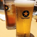 Mukayuu Shinkei - 生ビール＆ウーロン茶