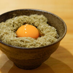 Tororo kelp rice with egg