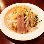 杏花村 - 冷麺セット　冷し中華
