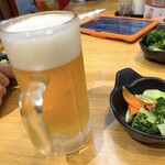 香港亭 - ビール