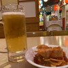 韓の香 - ビール、白菜キムチ