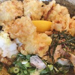 ゆうすけ - とり天うどんセット冷