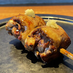 炭焼 おかげさん - ハツ元ハツ巻