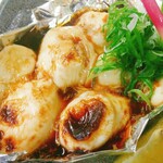 Natural blowfish milt grilled in soy sauce or tempura