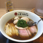 入鹿TOKYO - ボルチー二醤油らあ麺と特性トッピング