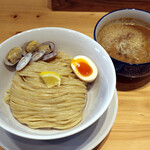 島田製麺食堂 濃厚専門店 - 魚貝鶏白湯つけ麺 大300g
