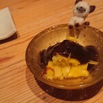盆栽茶屋 - 黄ニラのお浸し