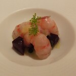 カランク - 北海道産鬼海老 ビーツ レモン