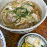 마츠미소우 - 내 가시와 우동 650엔