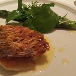 カランク - 甘鯛の鱗焼 アスパラガス