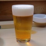 家庭料理 小川 - スーパードライ生ビール