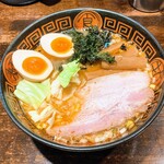 めんや 来吉 - 味玉ラーメン