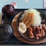 Harima No Sato - トンテキエビフライA定食