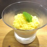 十皿 - デコポンのブラマンジェにソルベ