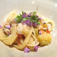 十皿 - 焼き穴子と茄子のパスタ