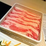 鈴のれん - 外国産牛バラ肉は５枚　