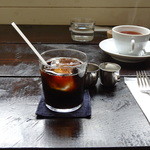 ニコラ - （’13/03）ランチセット（1200円）のアイスコーヒー 濃厚です