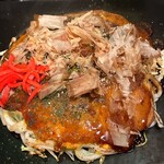 大人のお好み焼き kate-kate - 自分のトッピング
            胡椒・ニンニク・鰹節・紅生姜