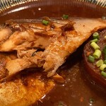 Sake Ryouma - ランチ：鯖味噌煮。ほぐした。