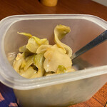 Chinese Dining ナンテンユー - ランチ：搾菜はフリー。