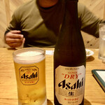 居酒屋 もみじ - 近所に住む若手職員と乾杯
