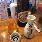 カッパ - 座れたので日本酒も。ビールと並行して飲むのだ。