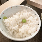 手打そば なか井 - 枝豆ごはん