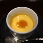 鳥田中 - 自家製プリンもいつも美味しい