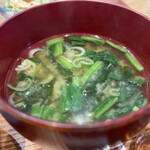 ちとふなごはん玄 - 味噌汁