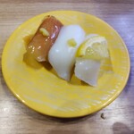 Kappa Sushi - いか三種盛り　165円