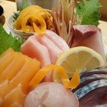 旬彩和食 うえの山 - 刺身盛り合わせ