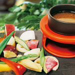 Bagna cauda with seasonal vegetables