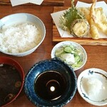 天ぷら小野 - 天ぷら定食