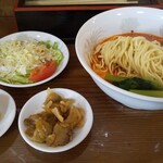 Kinsei - 担々麺＋お昼のセット。ライスは必須。
