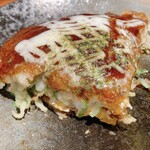 Teppanyaki Tenten - 豚肉ねぎ焼　断面