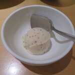 鮨 美浜 - ふぐの子アイス(小松の角源さん製です）