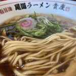 Onomichi Junjou Chuukasoba Ragara - 結構美味しいストレート平打ち中太麺