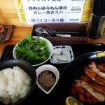 Buccha No - チキンカツ定食(全体)