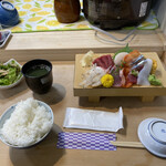Waka - お刺身定食（ミニ茶碗蒸し以外）