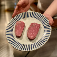 てっぱん料理味味亭 - ヒレステーキ 焼く前