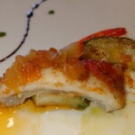シャトー　ラ・パルム・ドール - こんがりと焼かれたタチウオの下にはズッキーニがある