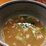 銀座 朧月 - つけ汁を割ってもらいました。