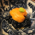 日本料理 木の花 - 羅臼海胆と岩のり