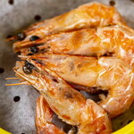 Canal terrace 天王洲 - 天使の海老のスチーム　2種ソース添え