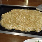 もんじゃ黒田屋 - チーズもんじゃ＋明太子トッピング