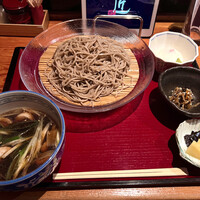神楽坂 鴨匠 - 鴨せいろ定食 1,280円＋蕎麦大盛り 150円