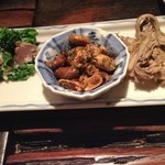 黒猫夜 六本木店 - 突き出し♪真中がのりぴー