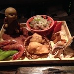 黒猫夜 六本木店 - すばらしき前菜の盛り合わせ(*^_^*)驚きの連続