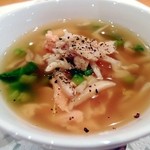 シュマンドール - 柚子の風味と、胡椒、鮭と茸の味わいでした。