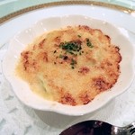 シュマンドール - たっぷりの毛ガニとナスは柔らかく、甘味がありました。